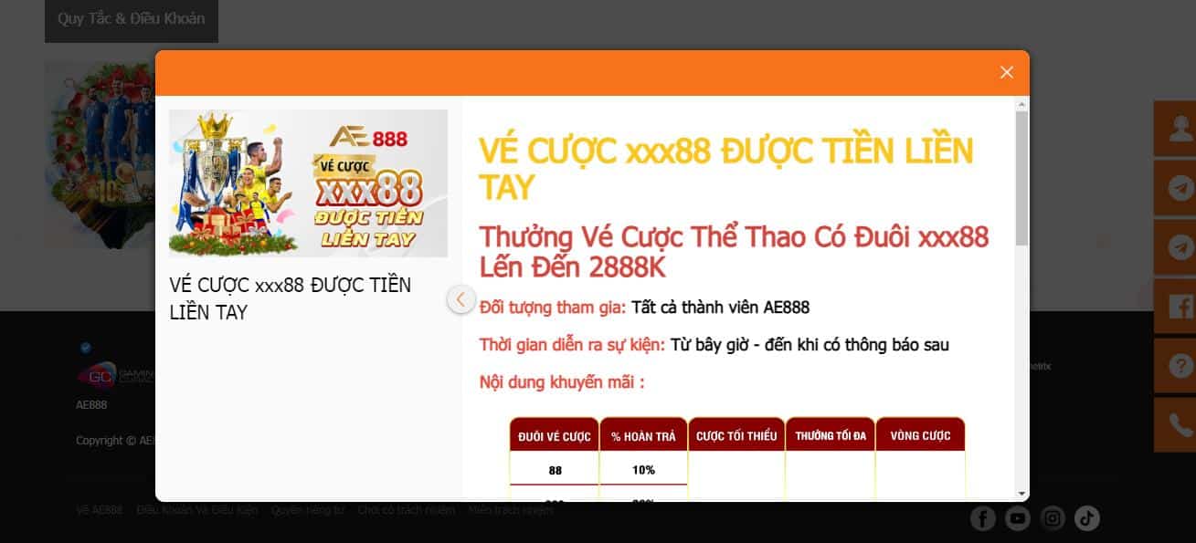 Khuyến Mãi Ae888 - Kiếm Tiền Cực Khủng Với Nhiều Chương Trình Ưu Đãi
