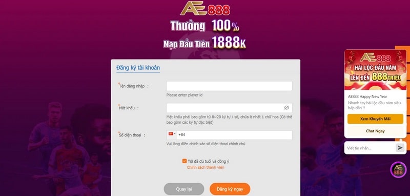 Cách Đăng Ký Ae888 Cơ Bản Dành Cho Tân Thủ Nhà Cái