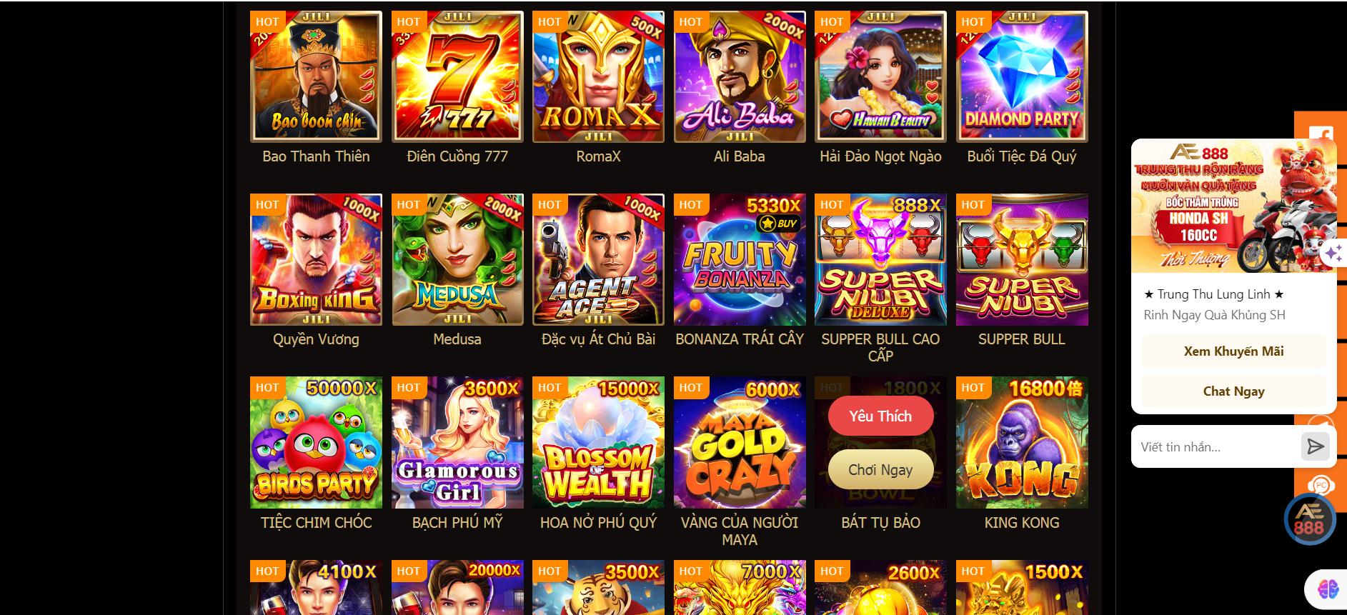 Game Slot Ae888 - Cơ Hội Đổi Đời Tuyệt Vời Dành Cho Bet Thủ